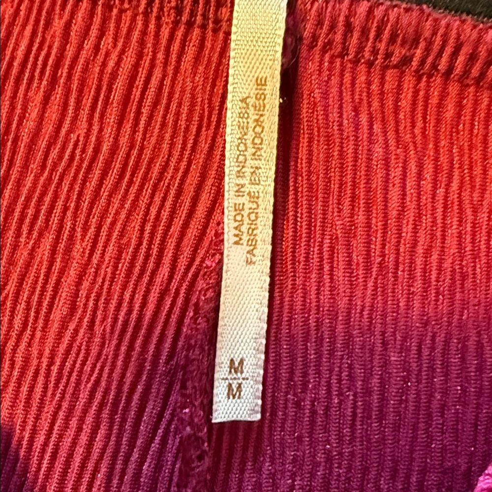 Free People Red Velvet Flare Pants - Picture 11 of 12